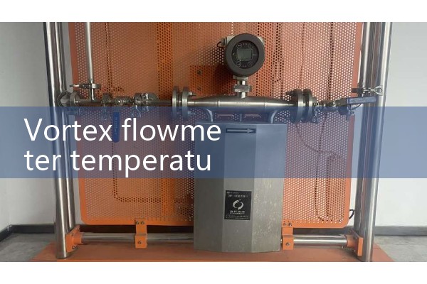 Temperature and pressure compensation of vortex flowmeter